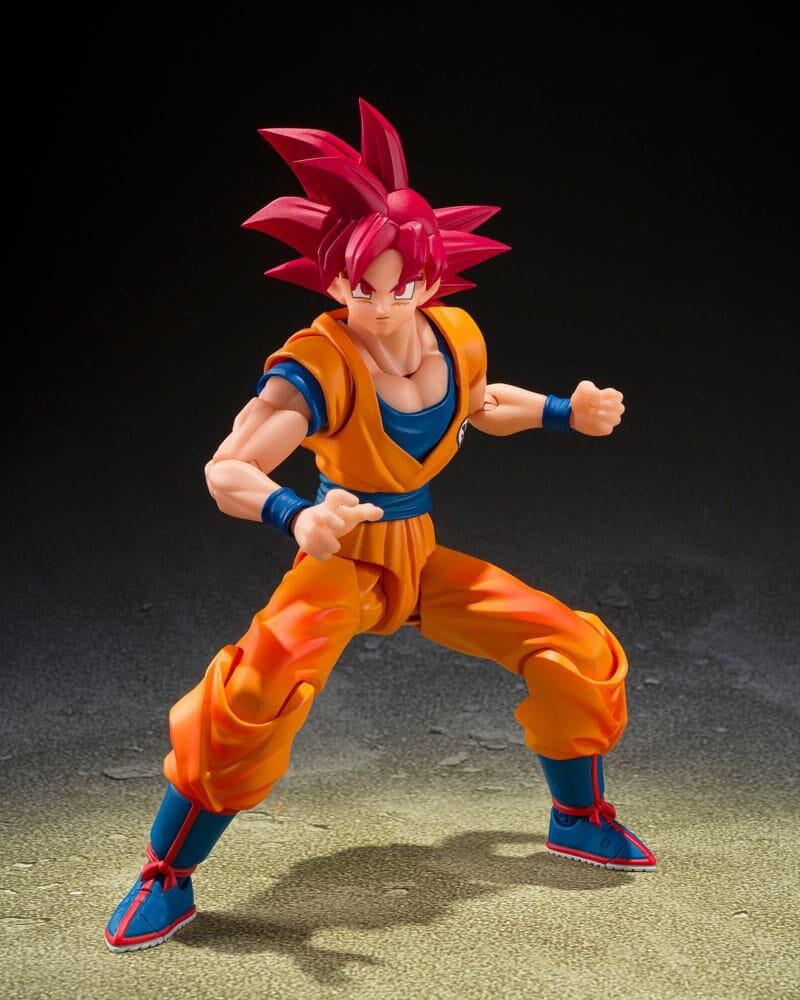 Tamashii Nations | Super Saiyan God Son Goku God Aura S.H.Figuarts (15cm) | Dragon Ball Super