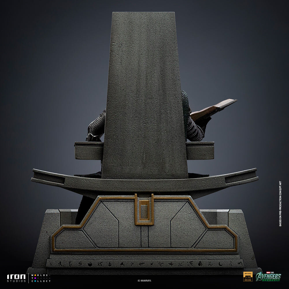 Iron Studios | Doctor Doom on Throne | Avengers: Doomsday - Deluxe Art Scale 1/10