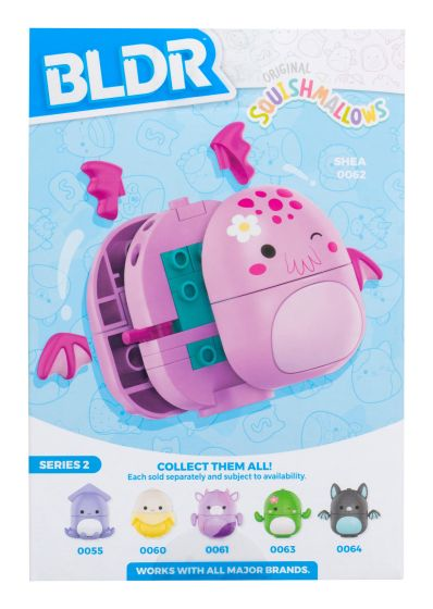 Squishmallows | BLDR Building Set | 2" Figure Assortment (INTL)