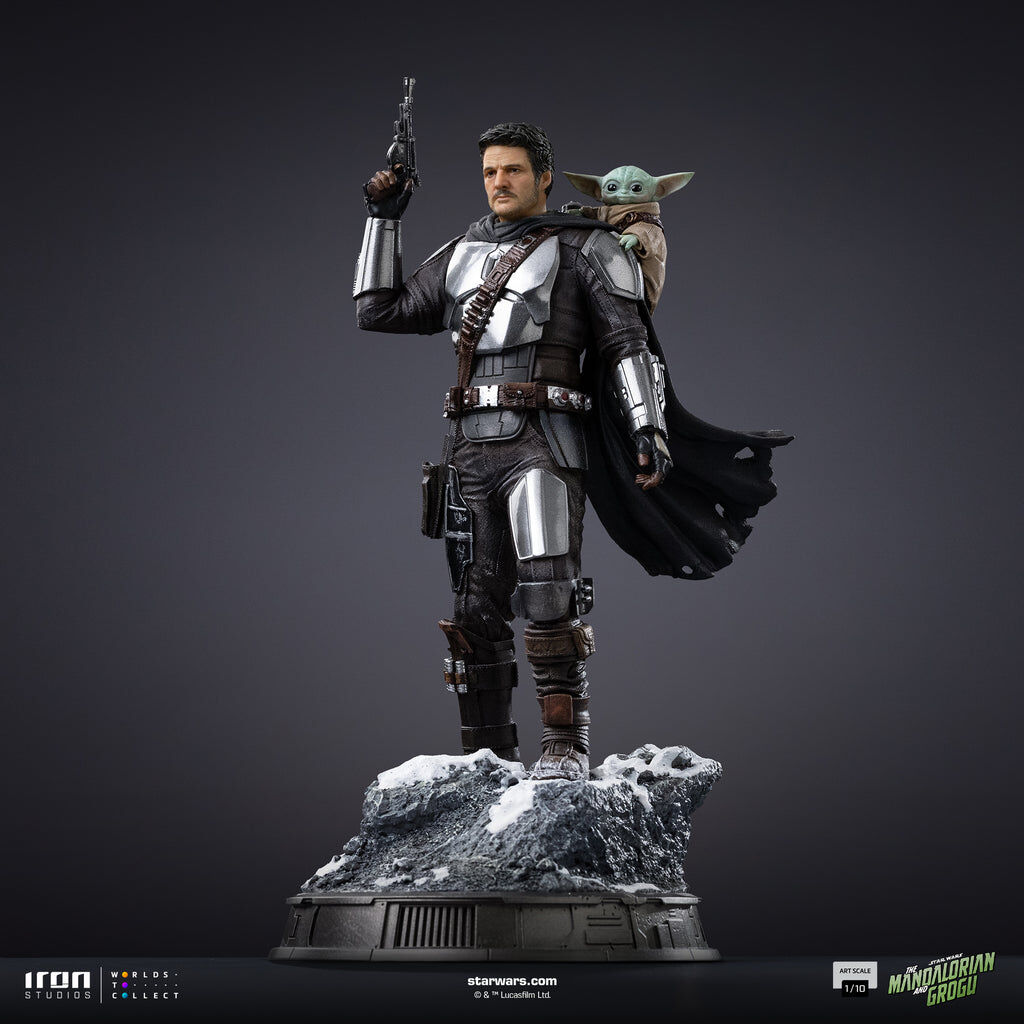 Iron Studios | The Mandalorian and Grogu | Mandalorian and Grogu Movie Art Scale 1/10