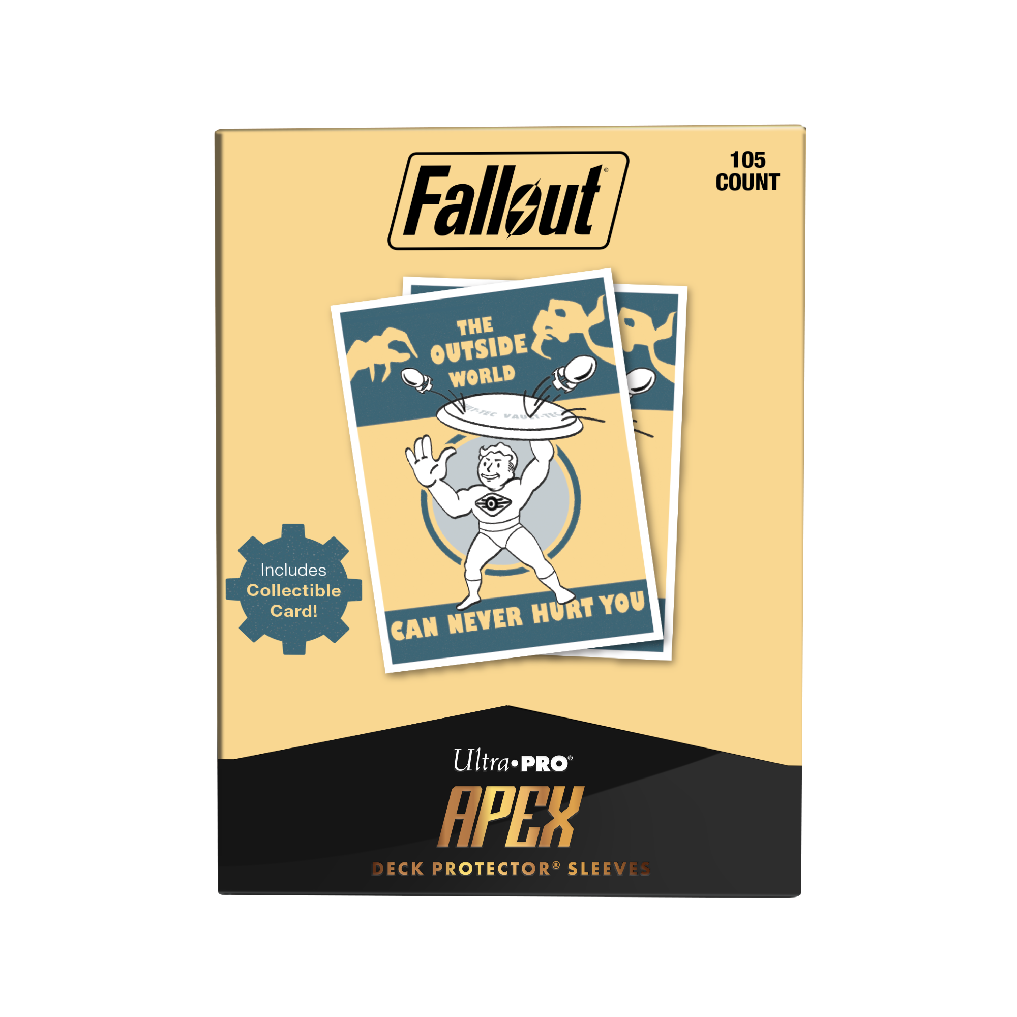 Ultra Pro | Fallout | Vault Boy - The Outside World 105ct APEX DECK PROTECTOR Sleeves