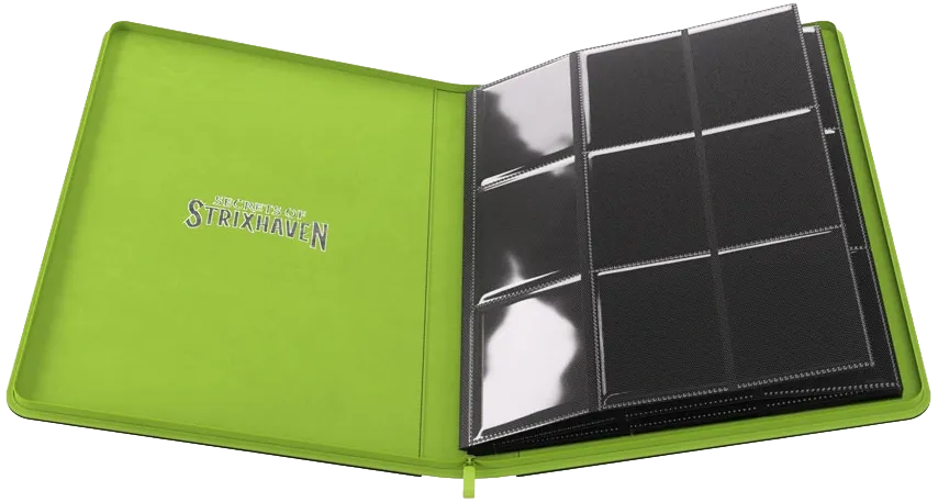 Gamegenic | Secrets of Strixhaven | Binder Zip-Up 18P-Blk/Gr