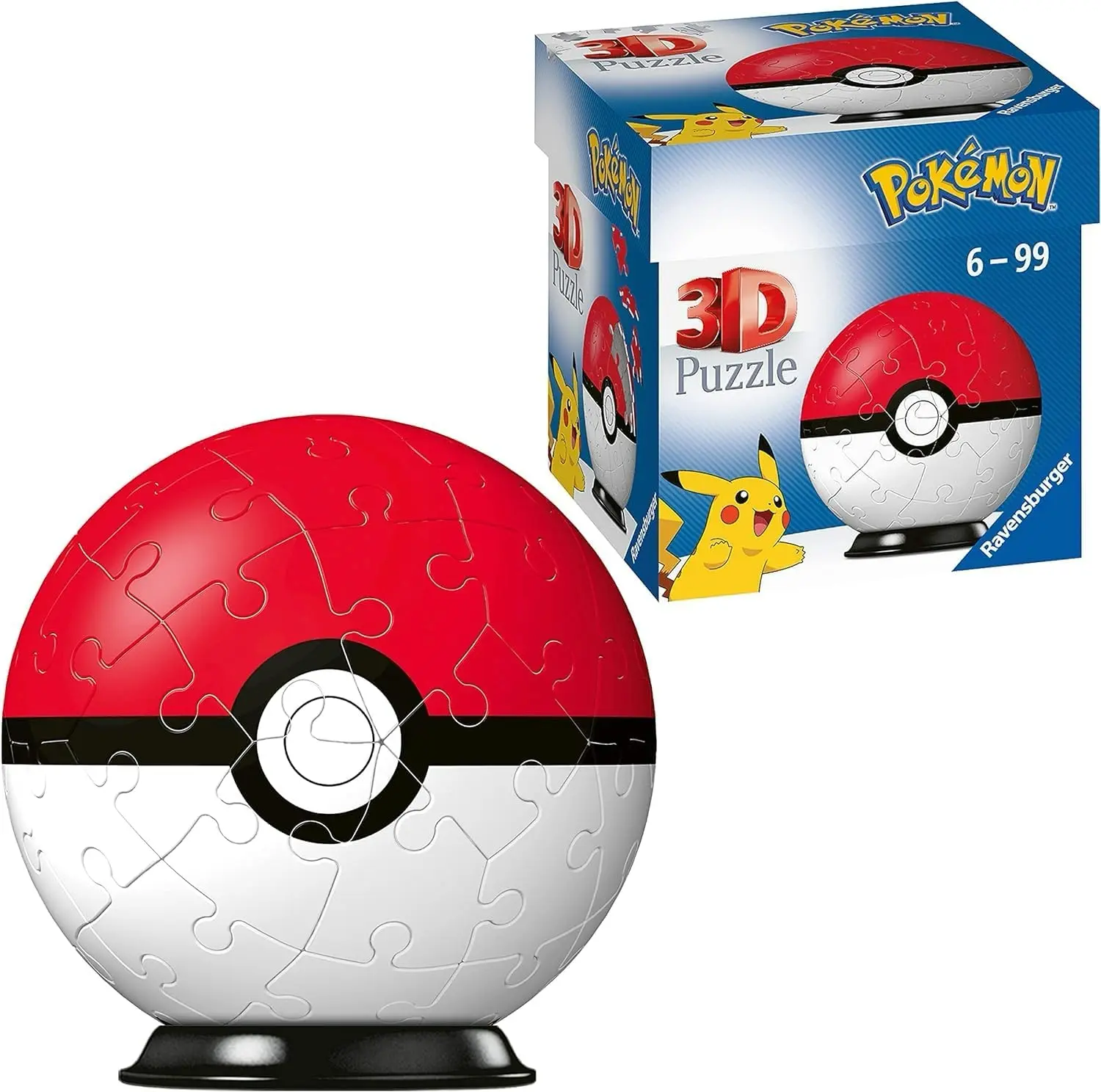 Ravensburger | Pokémon Pokéball-Ball | 3D Puzzle
