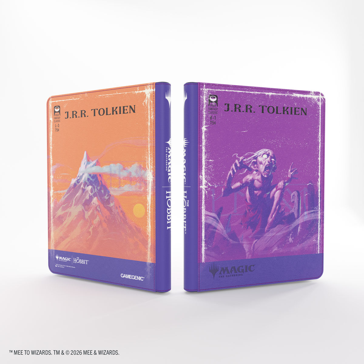 Gamegenic | MTG: The Hobbit - Gollum, Riddle Master / The Lonely Mountain | Zip-Up Album 18-Pocket