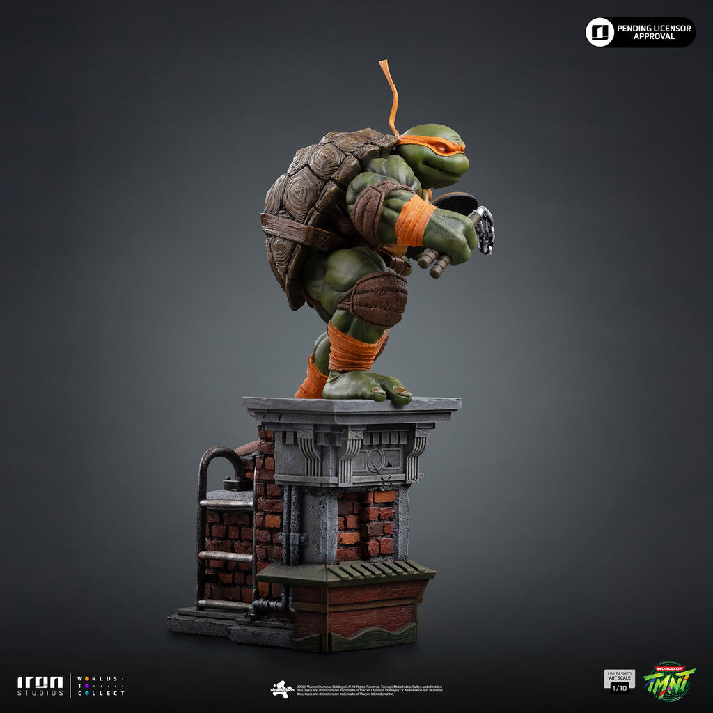 Iron Studios | Michelangelo Unleashed | Teenage Mutant Ninja Turtles Art Scale 1/10