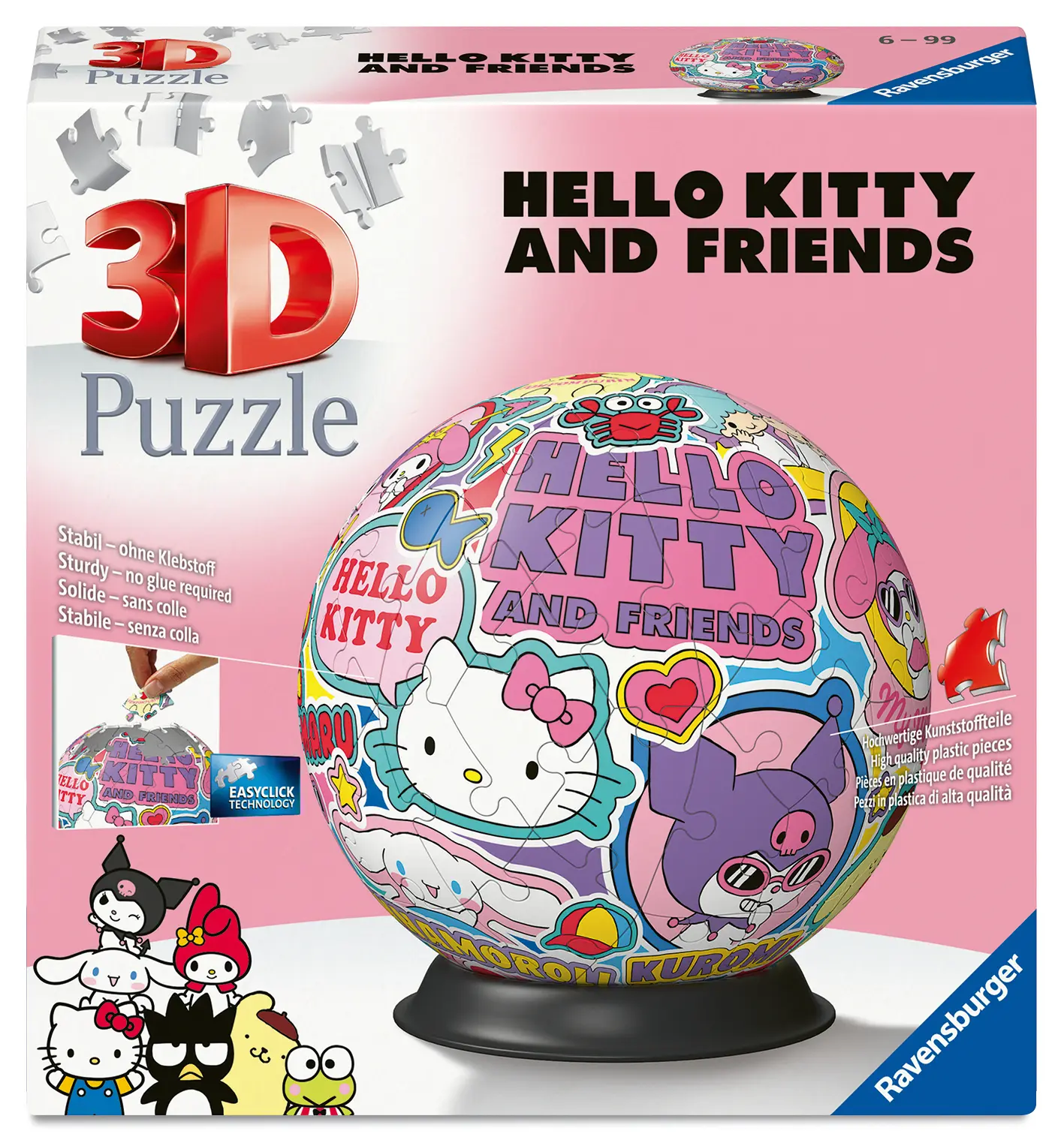 Ravensburger | Hello Kitty and Friends | 72 Teile 3D Puzzle