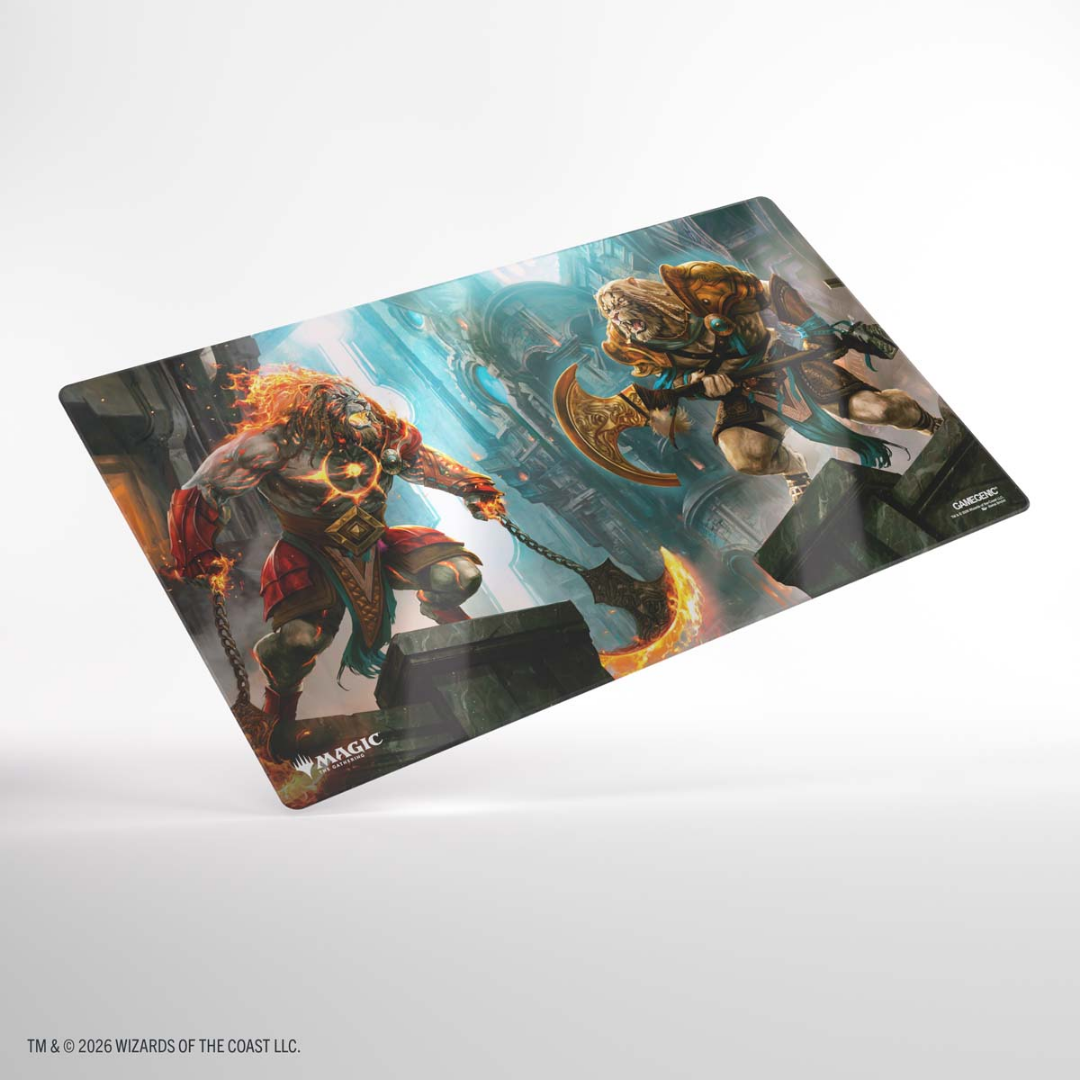 Gamegenic | MTG: Reality Fracture - Ajani, Path of Vengeance/Ajani, Counter Attack Leader | Shiny Playmat