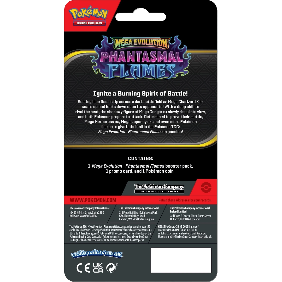 Pokémon TCG: Phantasmal Flames (ME02) - 1-Pack Blister (EN)