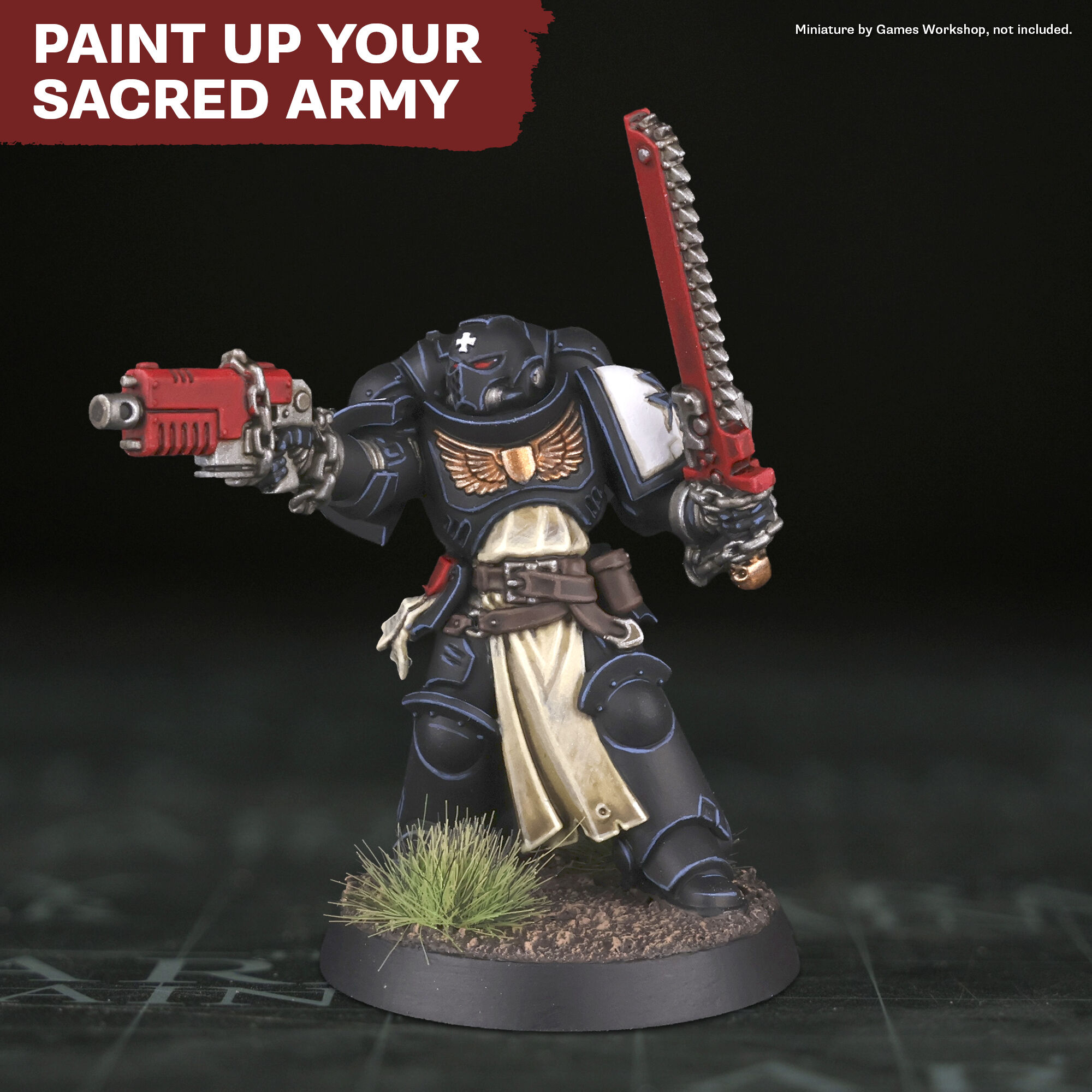 The Army Painter | Black Relic Armour | Combat Se7ens: Army Paint Set