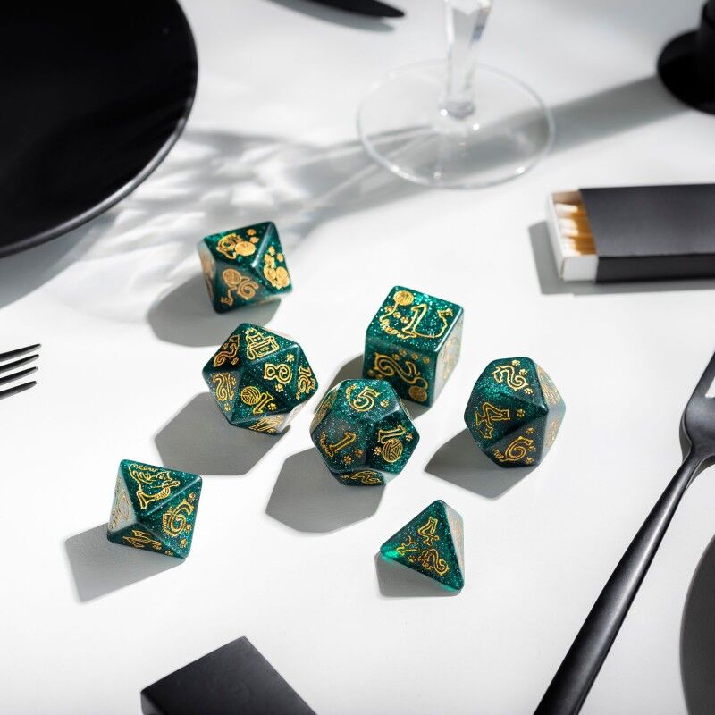 Q Workshop | Merlin | Jumbo Cats Dice Set