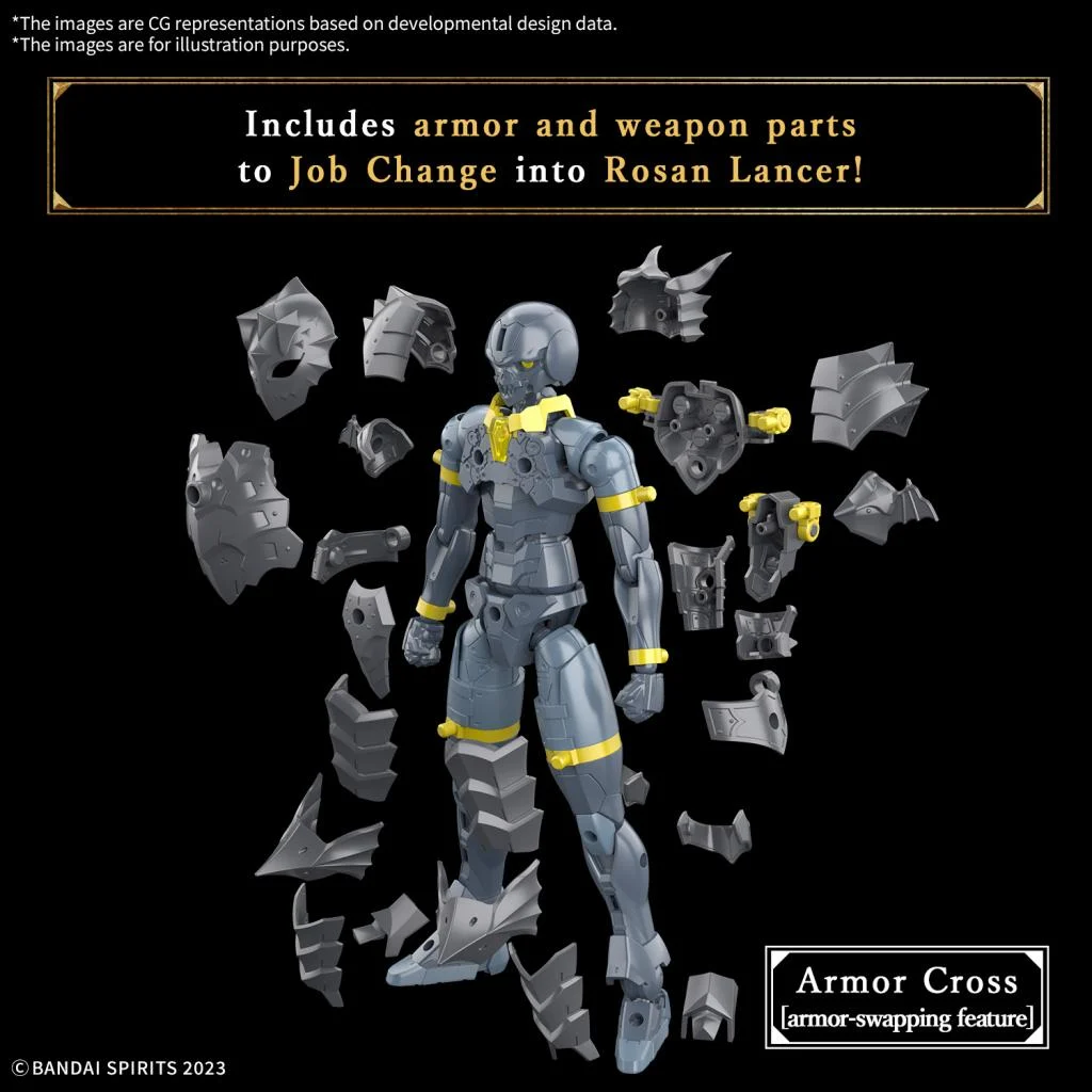 Bandai | 30MF Rosan Lancer - 30 Minutes Fantasy 14cm