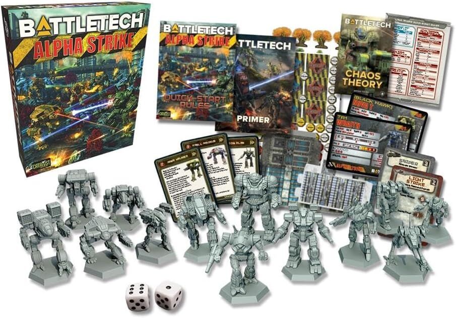 Catalyst Game Labs: BattleTech Alpha Strike Box Set - Miniature Games