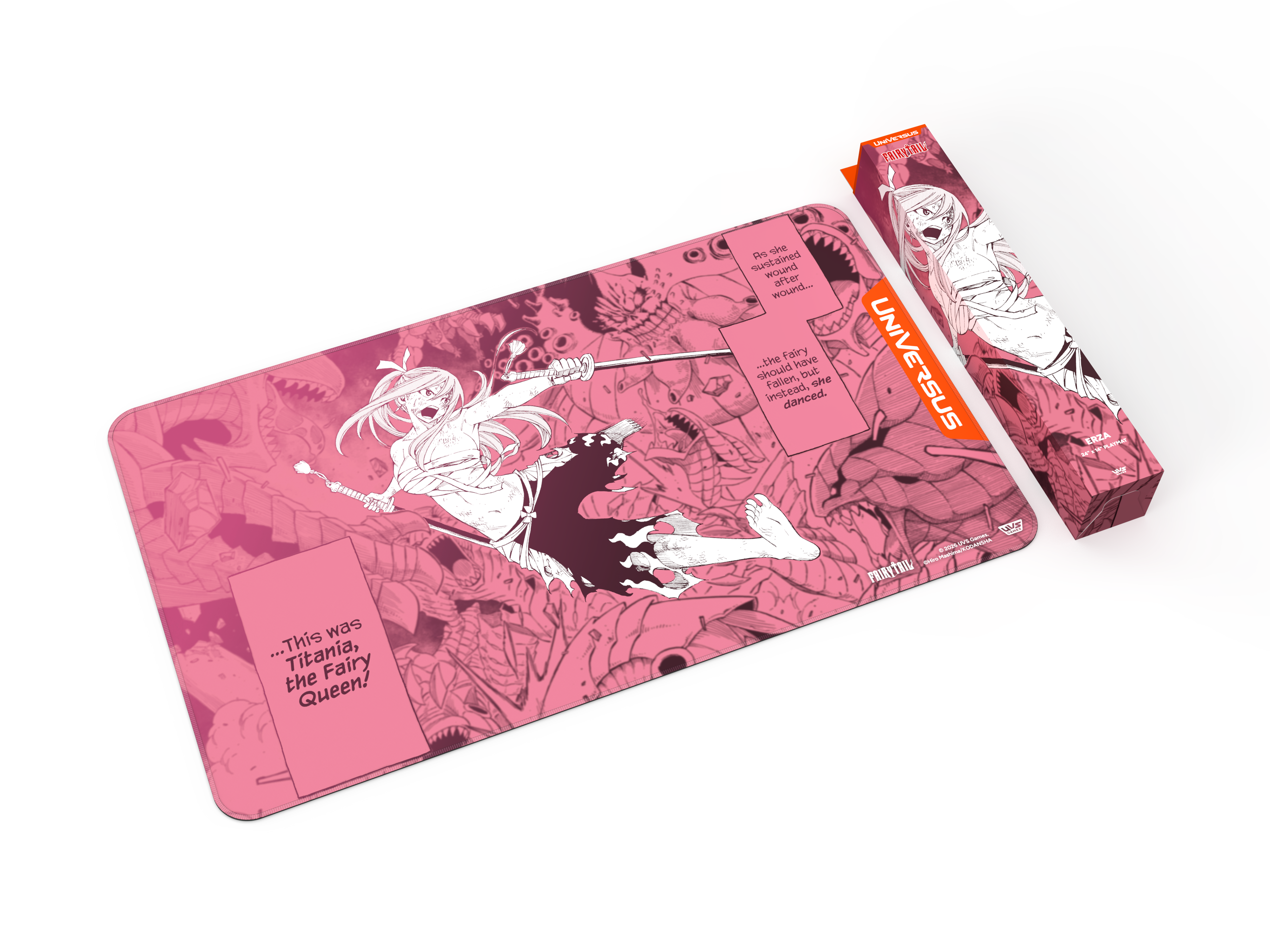 UniVersus TCG | Fairy Tail: All Fired Up! - Erza | Playmat