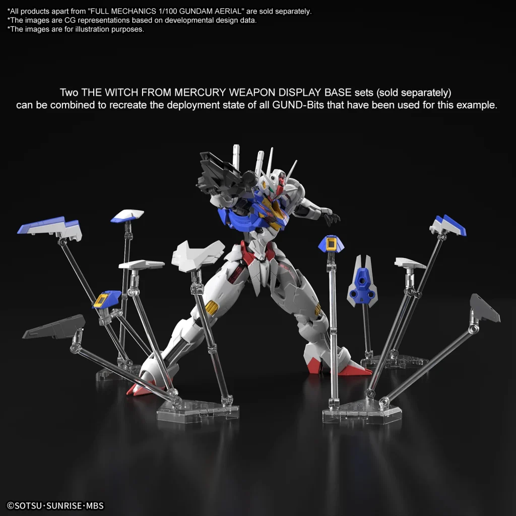 Bandai | Full Mechanics Gundam Aerial | The Witch from Mercury (1/100)