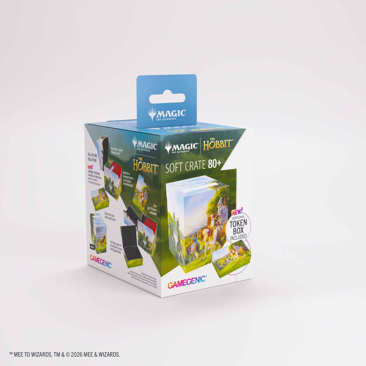 Gamegenic | MTG: The Hobbit - Leaving Hobbiton / Troop of Ponies | Soft Crate 80+ Deckbox