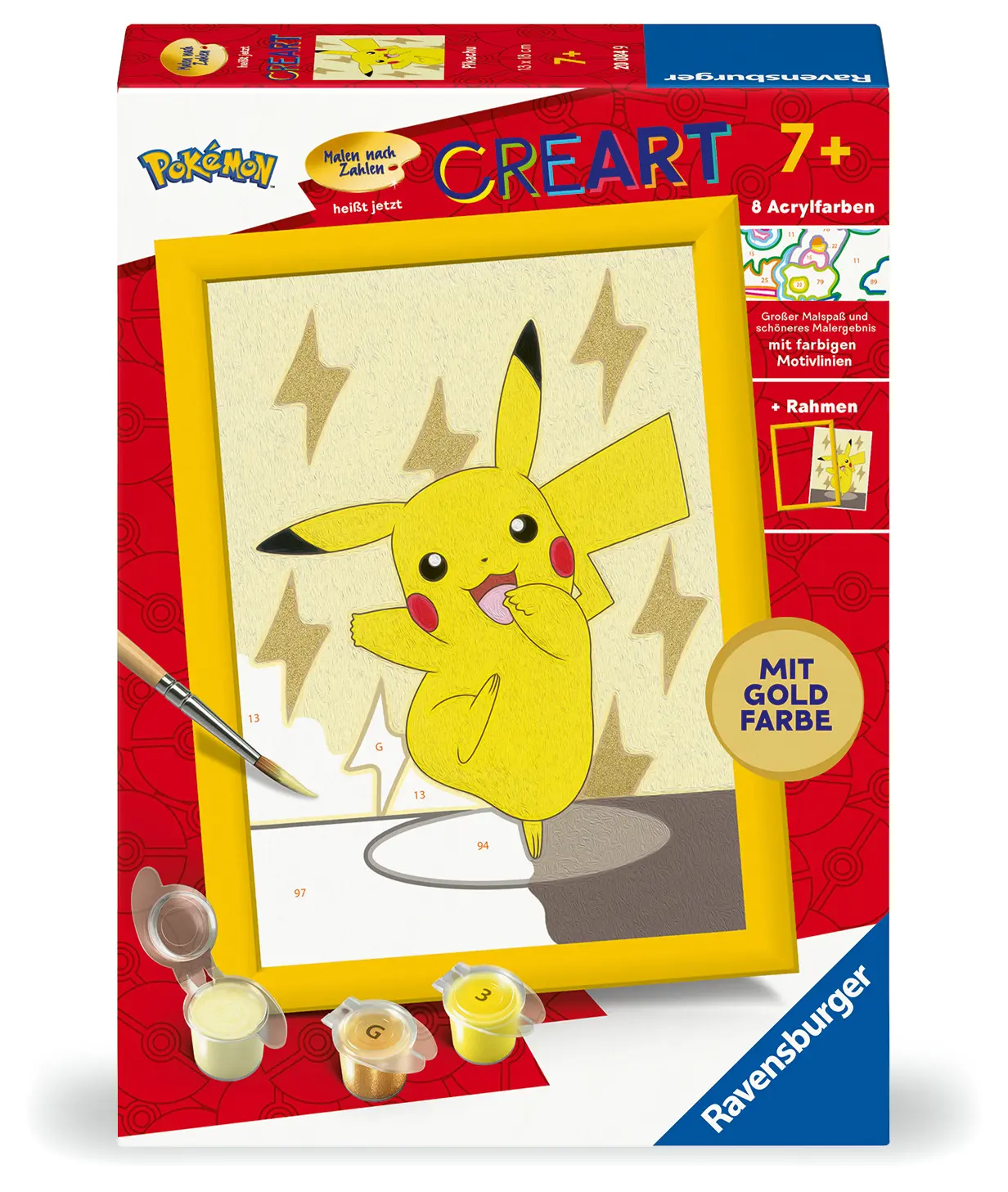 Ravensburger | Pokémon Pikachu Pose | Cre Art Malen nach Zahlen