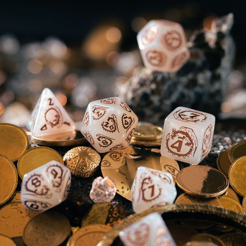 Q Workshop | Quartz | Dragons Dice Set