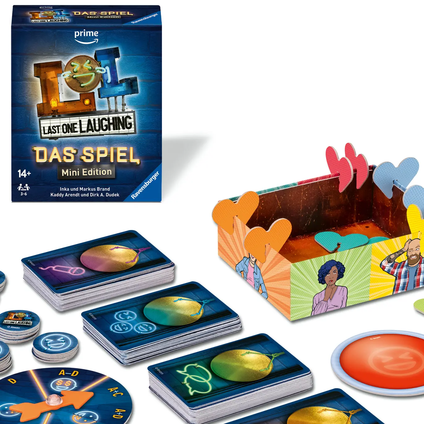 Ravensburger | Last one Laughing Das Spiel Mini Edition | Partyspiel
