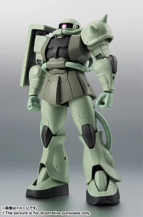 Tamashii Nations | MS-06 Zaku II Mass Production Model (Version A.N.I.M.E.) The Robot Spirits (13cm) | Gundam