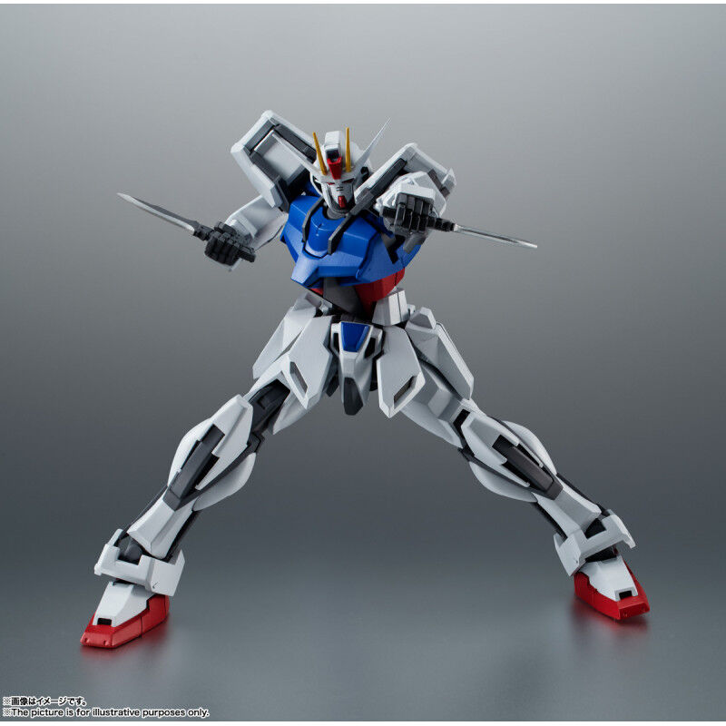 Tamashii Nations | GAT X105 Strike Gundam (Version A.N.I.M.E.) The Robot Spirits (13cm) | Gundam