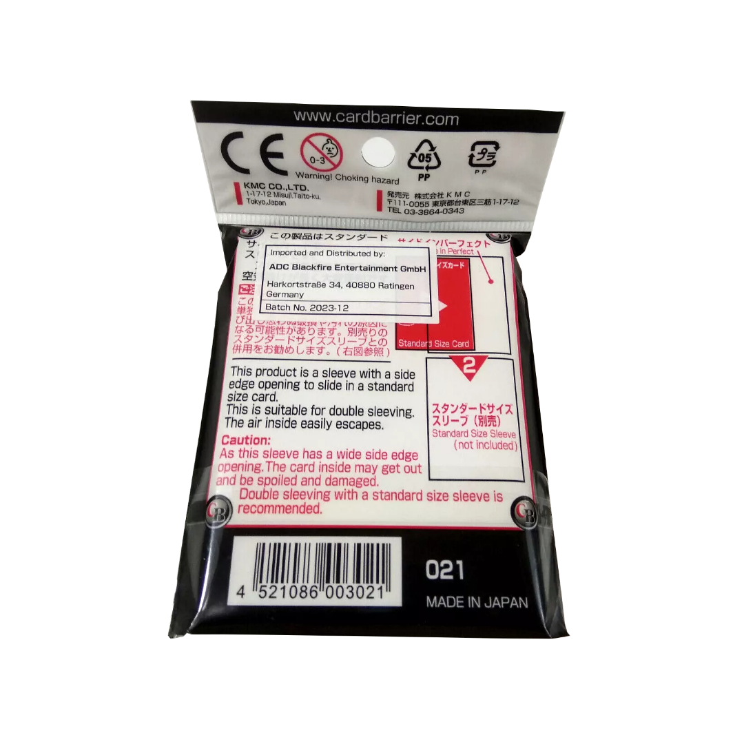 KMC | Standard Sleeves | Side-In Perfect (100)