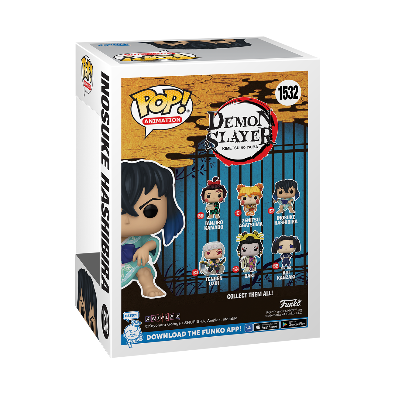 POP! Animation: Inosuke Hashibira in Kimono - Demon Slayer