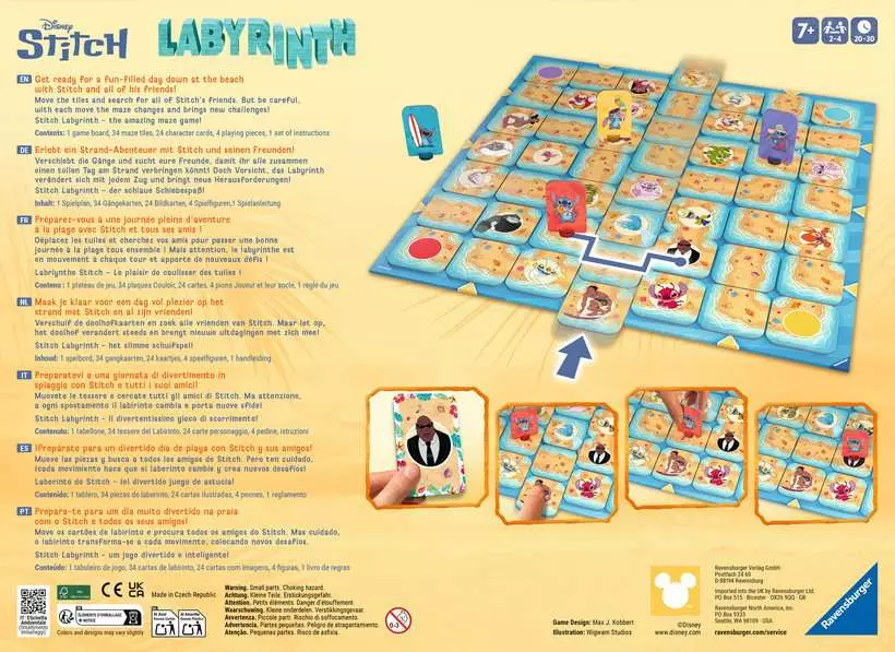Ravensburger | Stitch Labyrinth | Gesellschaftsspiel
