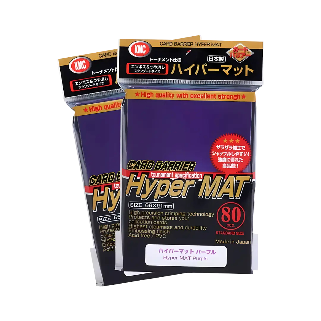 KMC | Standard Sleeves | Hyper Mat Lila (80)