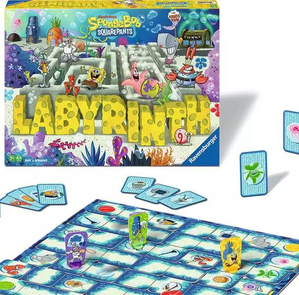Ravensburger | SpongeBob Labyrinth | Gesellschaftsspiel & Brettspiel