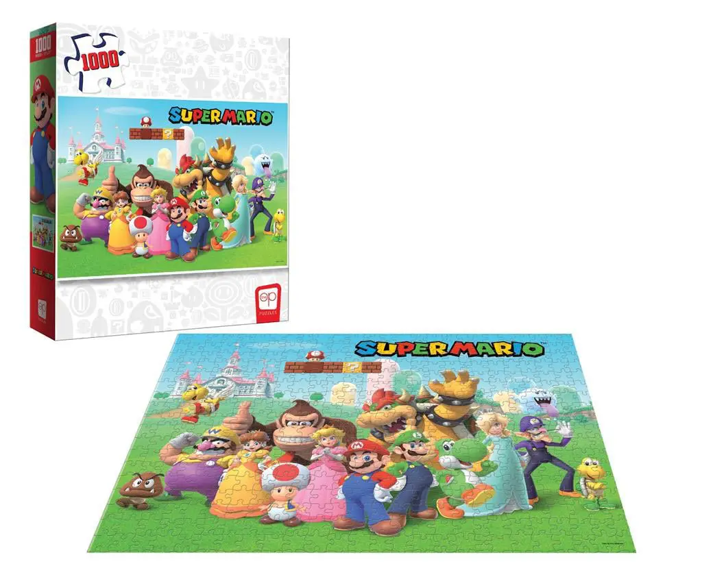 Usaopoly: Super Mario Mushroom Kingdom Puzzle 1000 pcs - Jigsaw Puzzles