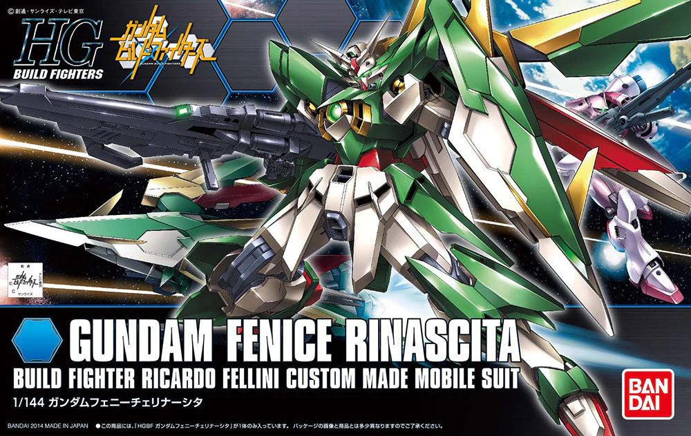 Bandai | HG Gundam Fence Rinascita | Gundam Build Fighters Model Kit (1/144)