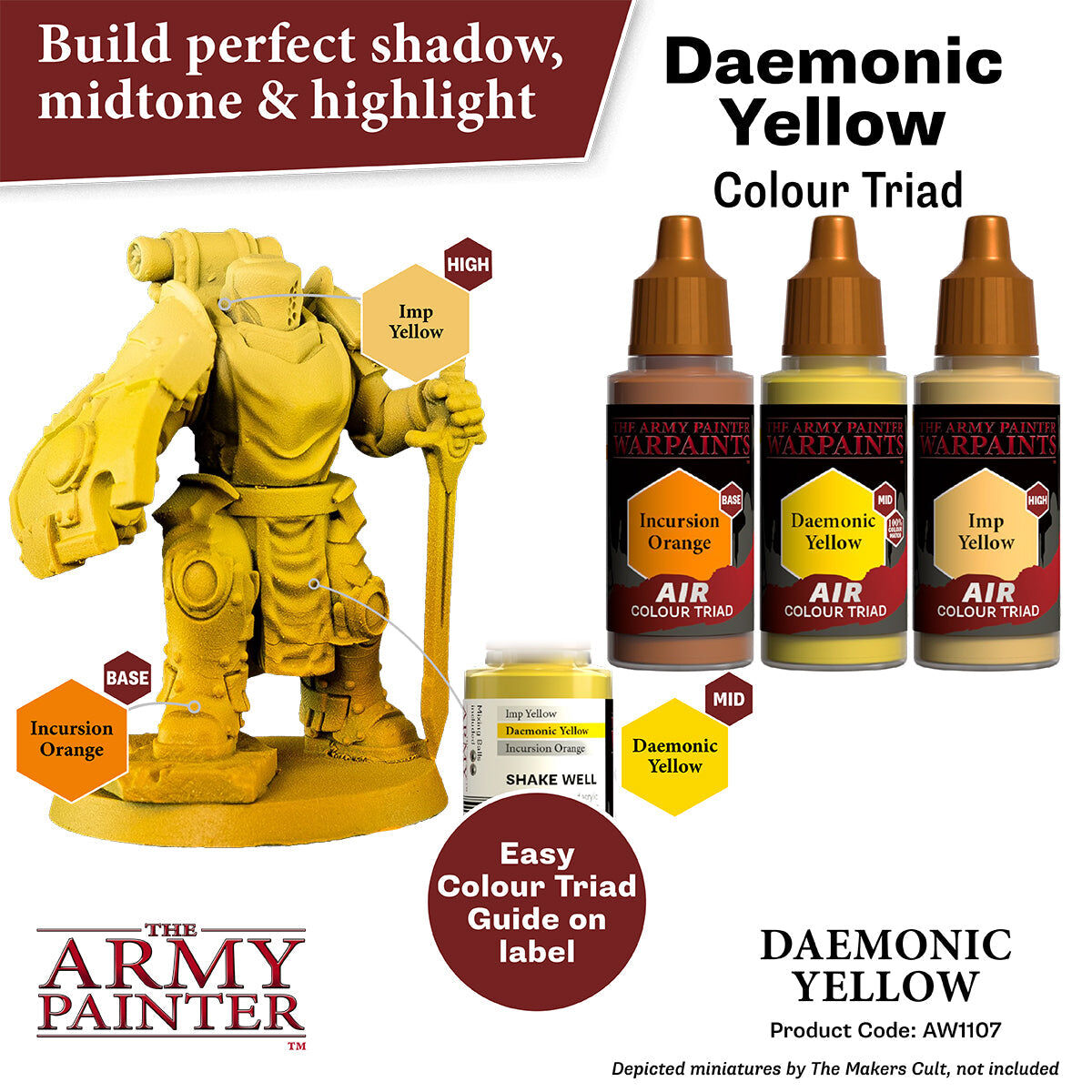 The Army Painter - Daemonic Yellow - Warpaints Air