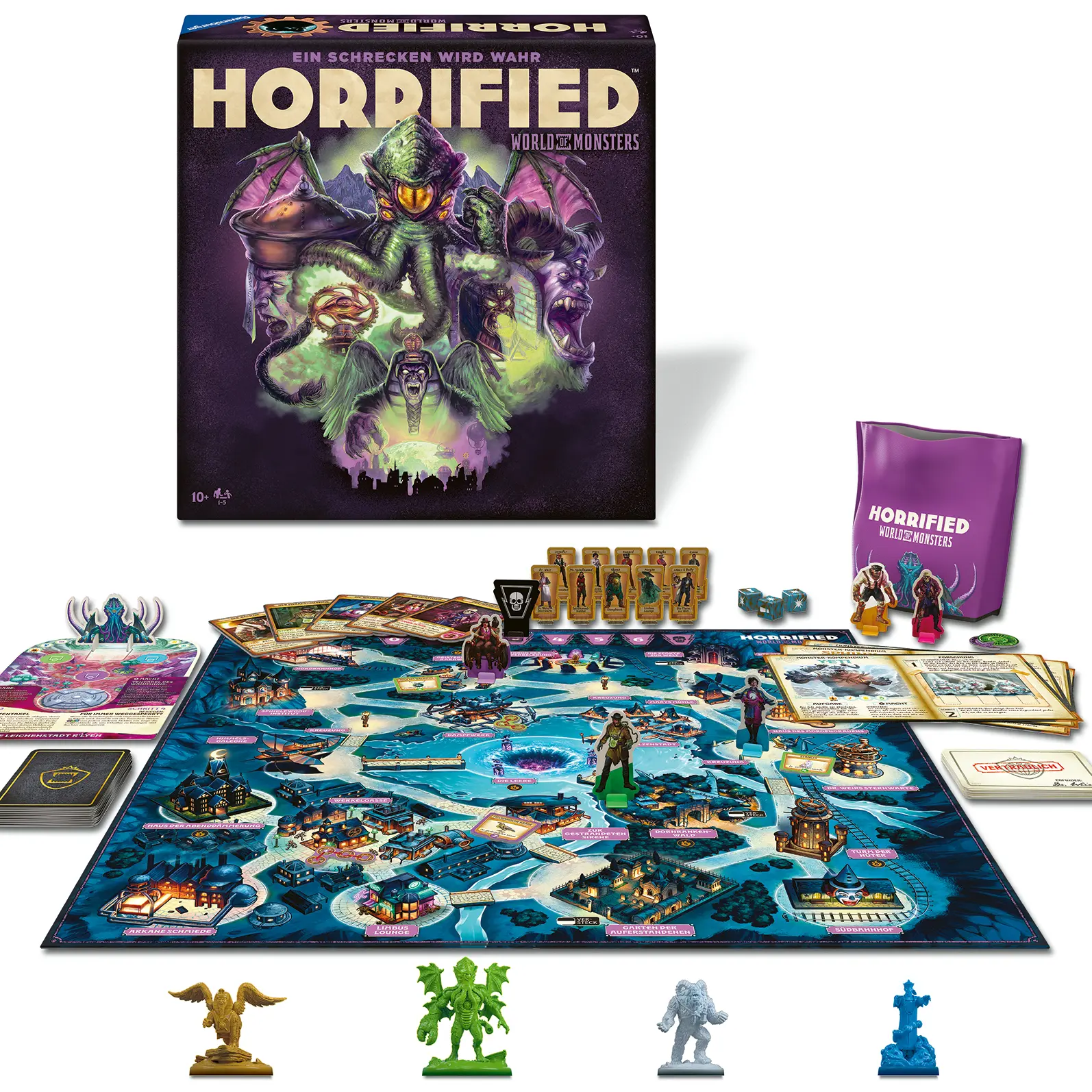 Ravensburger | Horrified World of Monsters | Gesellschaftsspiel