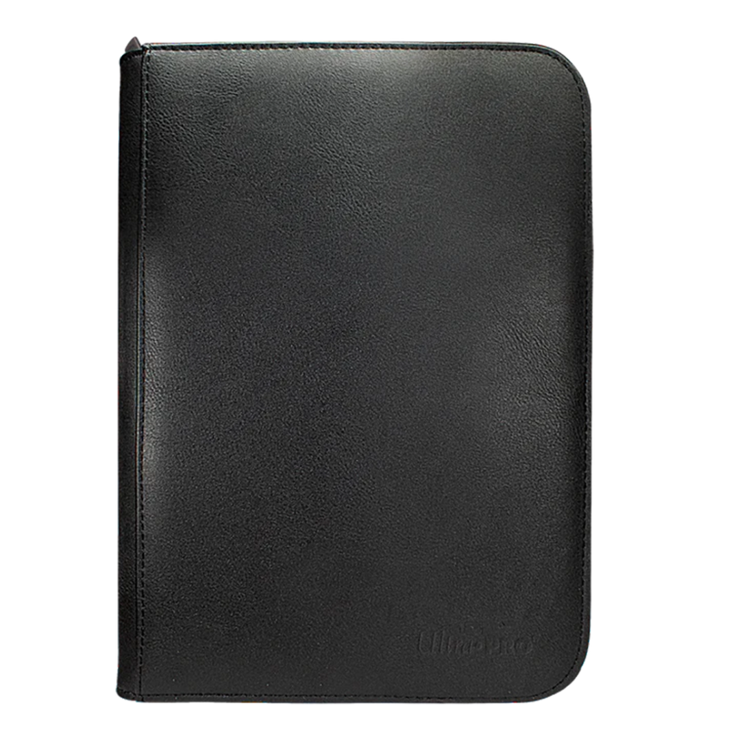 Ultra Pro | Vivid - Black | 4-Pocket Zippered PRO-Binder