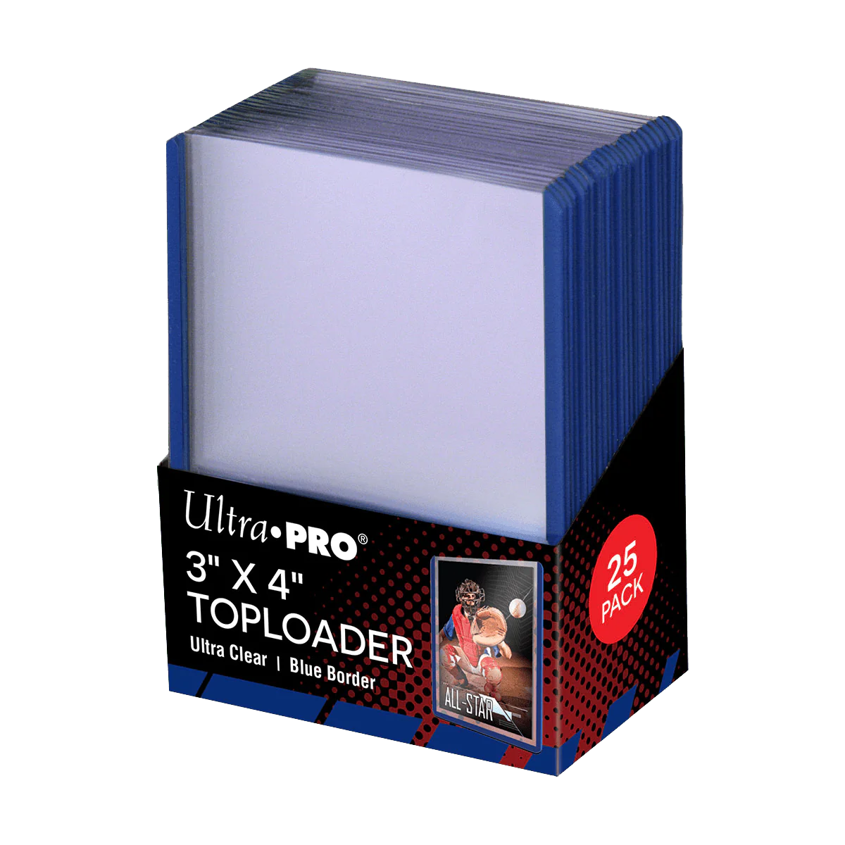 Ultra Pro - Colored Border Toploaders (25ct) - Blue