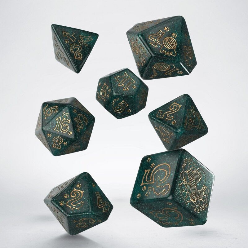 Q Workshop | Merlin | Jumbo Cats Dice Set