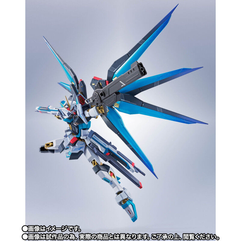 Tamashii Nations | Strike Freedom Gundam Type II (Hatsune Miku Version) Metal Robot Spirits (14cm) | Gundam