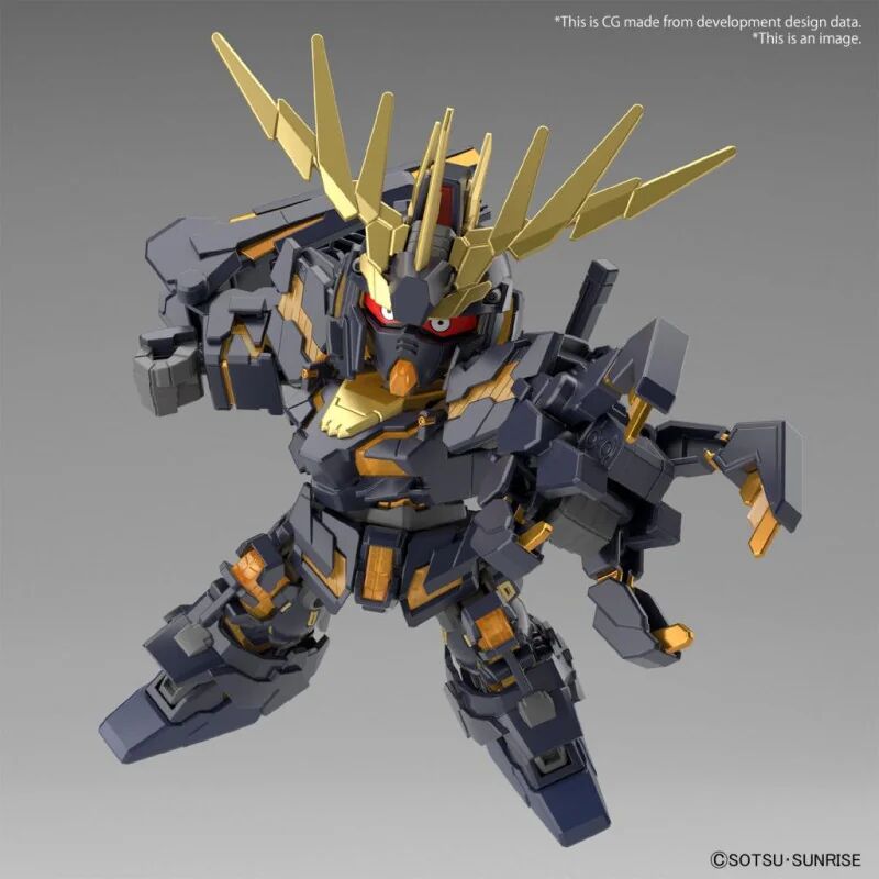 Bandai: SD Gundam Cross Silhouette Unicorn Gundam 2 Banshee – Mobile Suit Gundam (8cm)