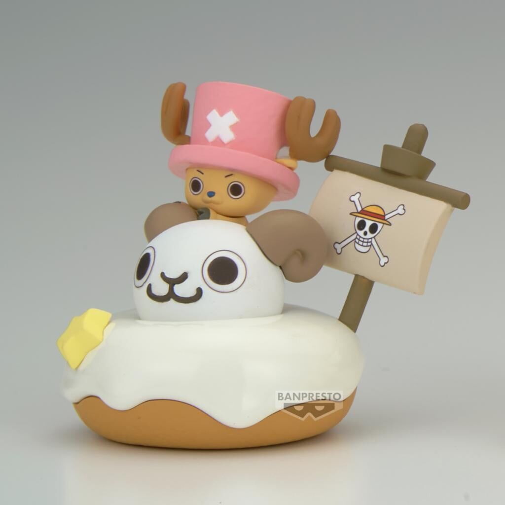 Banpresto | Chopper, Bepo & Pirate Ship Paldolce Collection (6cm) (A) | One Piece