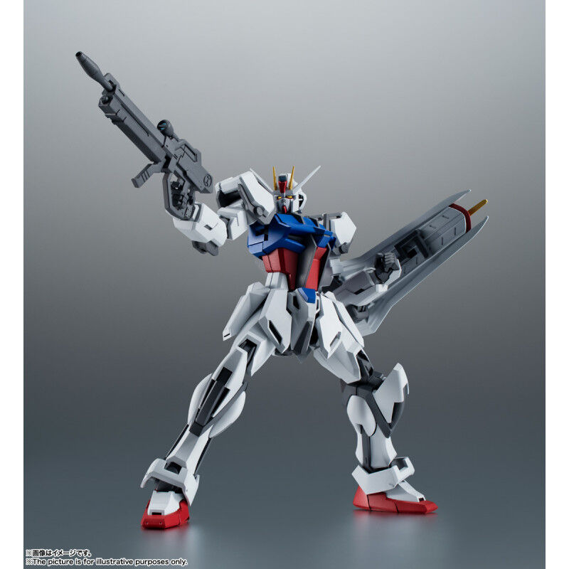 Tamashii Nations | GAT X105 Strike Gundam (Version A.N.I.M.E.) The Robot Spirits (13cm) | Gundam