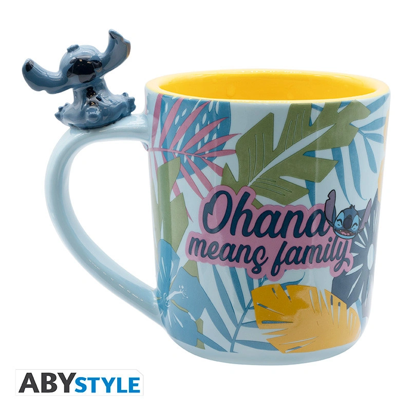 Abysse | Disney Lilo & Stitch | Hawaiian Stitch 3D Mug Handle (460ml)