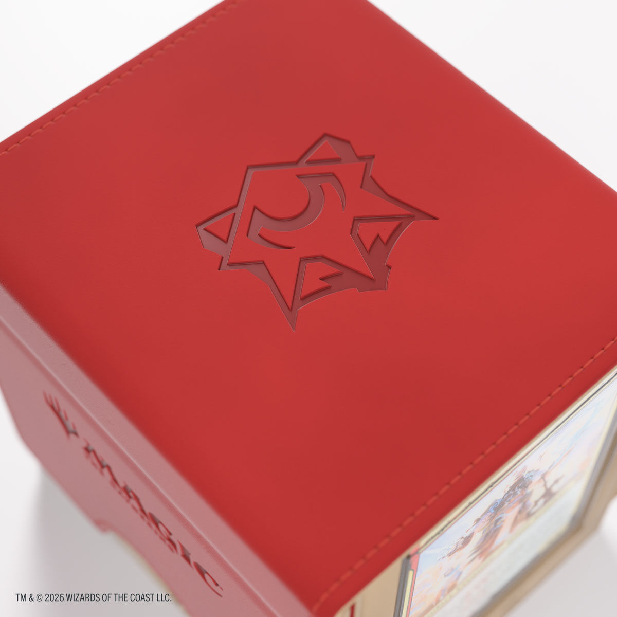 Gamegenic | Secrets of Strixhaven - Lorehold - Beige/Rot | Deckbox Sidekick Pro 100+ XL