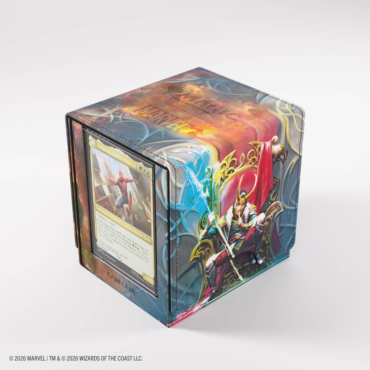 Gamegenic | Marvel Super Heroes - Doom Reigns Supreme / Loki Laufeyson | Deckbox Sidekick PRO 100+ XL