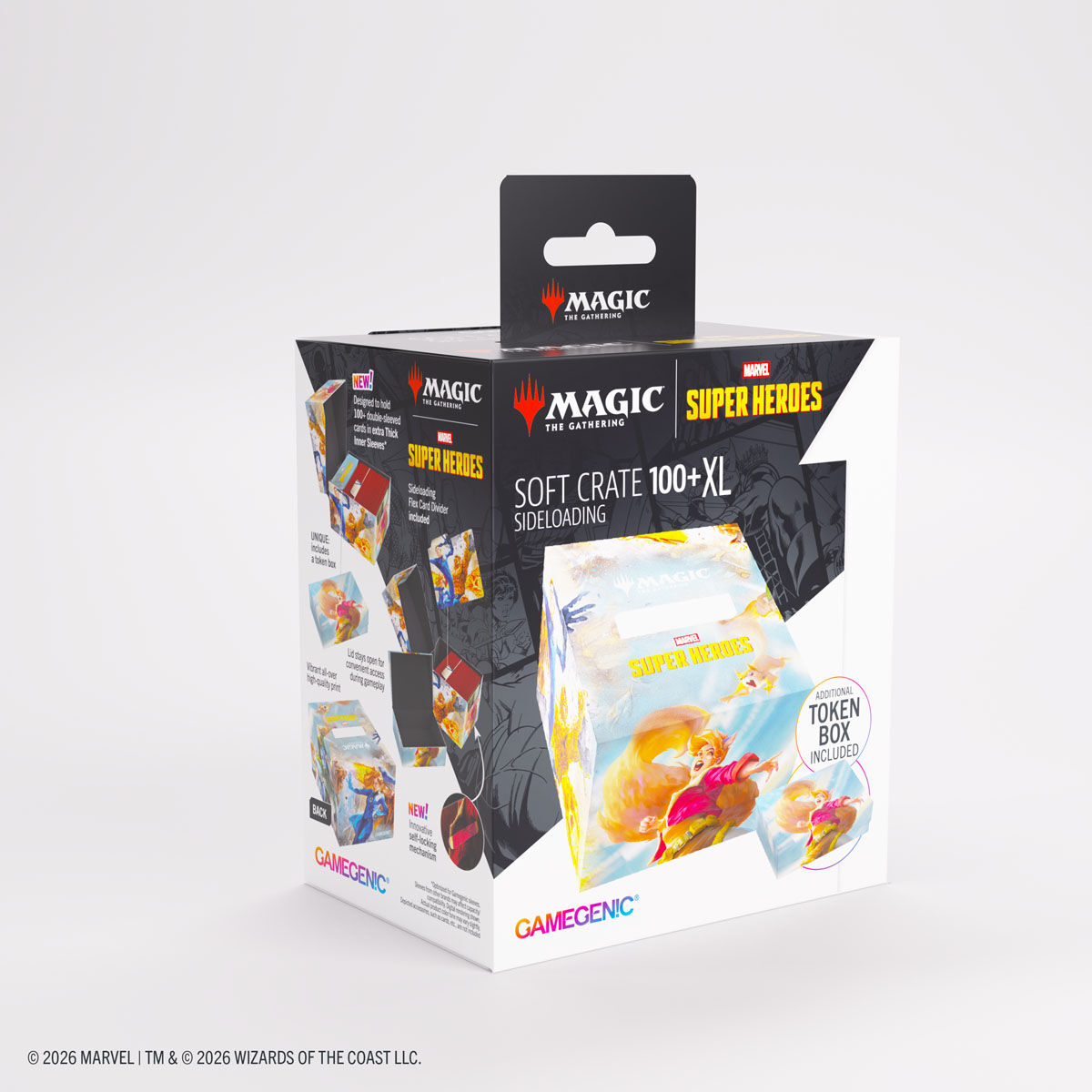 Gamegenic | Marvel Super Heroes - Fantastic 4/Go Nuts | Deckbox Soft 100+ XL