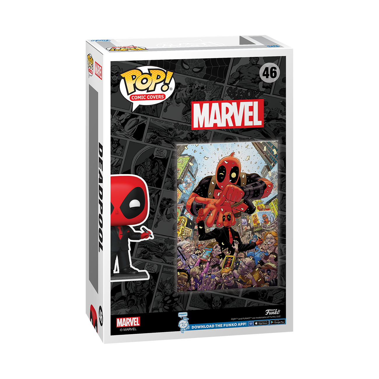 POP Comic Cover: Deadpool in Black Suit - Deadpool