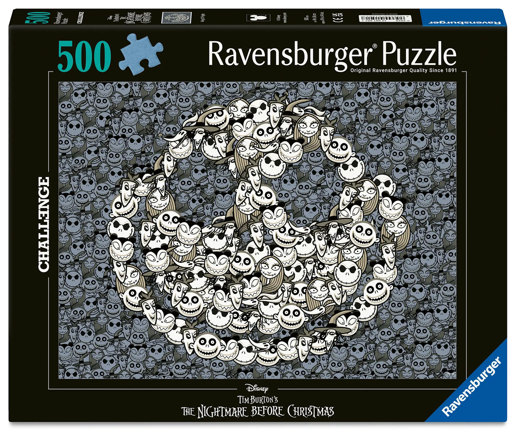 Ravensburger | The Nightmare Before Christmas King of Fright | 500 Teile Puzzle Challenge