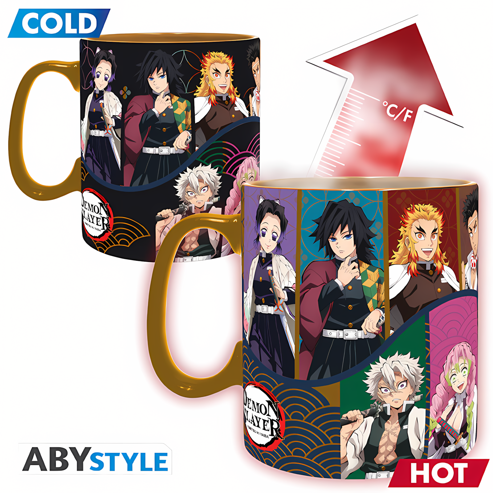 Demon Slayer - Mug Heat Change (460ml) - Hashira S2