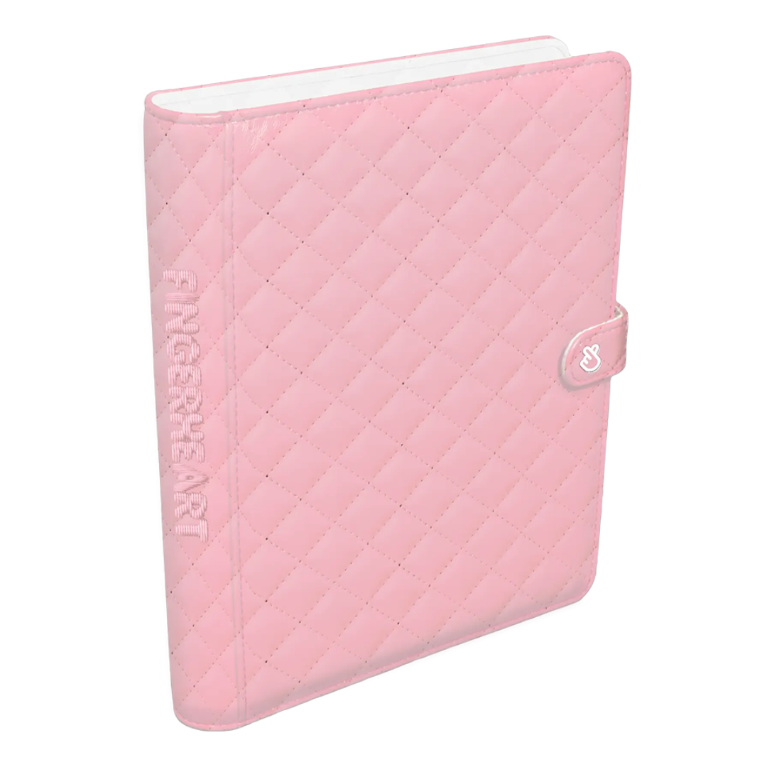 Ultra Pro | Fingerheart Blush | 4-Pocket Poploader Premium Snap Binder