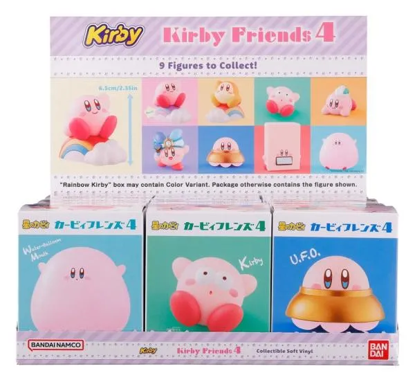 Bandai | Kirby Friends Vol.4 (6,5cm) | Kirby's Dream Land (12pcs)