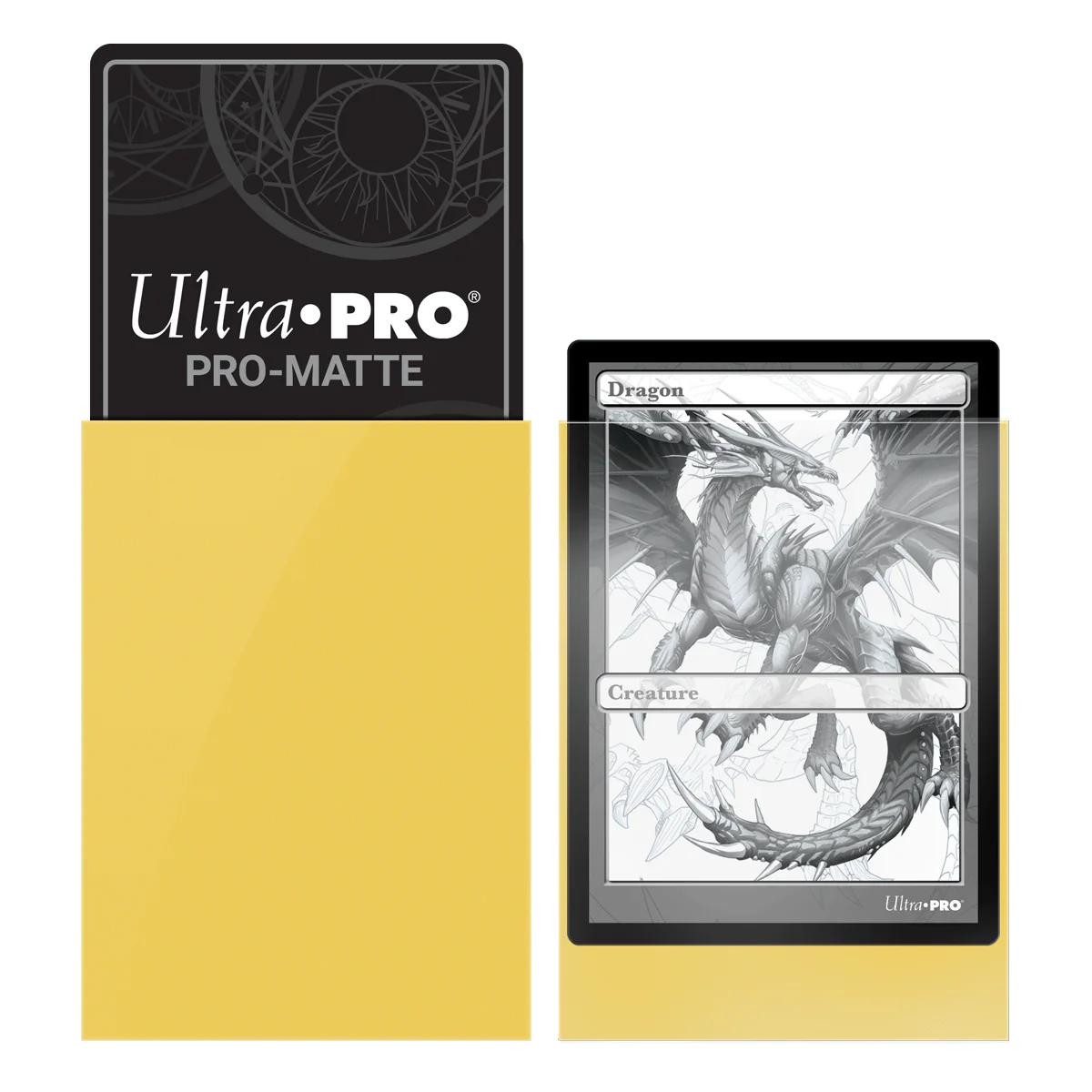 Ultra Pro: PRO-Matte Standard Deck Protector® Sleeves - 50ct Yellow